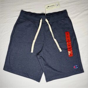Champion Navy Blue Cotton Blend Sweatpant Shorts Men’s Size Medium